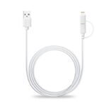 Avantree USB to Cable iPhone (Lightning) & Micro USB Connectors - 2 in 1 Cable