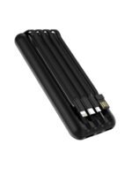 Devia Kintone series Power Bank with 4 cables 10000mAh - Black-mp32p - Image 2