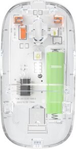 GR-133 Transparent Wireless Bluetooth Rechargeable silent click Mouse - Image 4