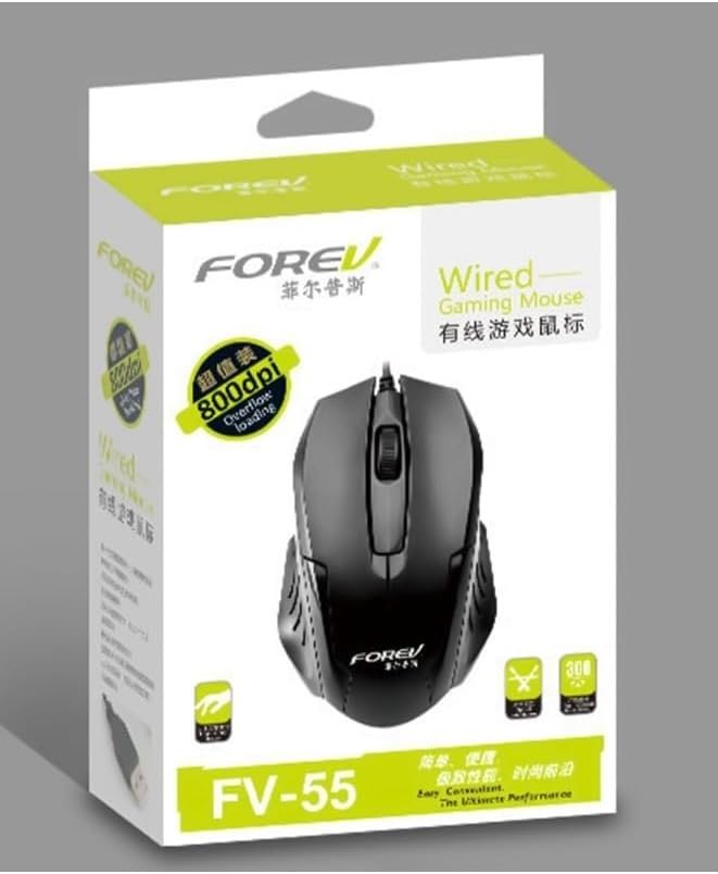 51VcjuTlsQL._AC_SY879_ FOREV USB wired Mouse - FV-55 - Image 1