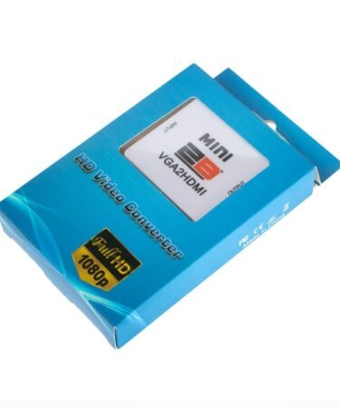 2B  Mini Converter VGA To HDMI With audio Output - White(CV748)