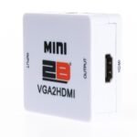 2B Mini Converter VGA To HDMI With audio Output - White(CV748) - Image 4