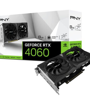 PNY GeForce RTX 4060 8gb VERTO Dual Fan desktop graphic card