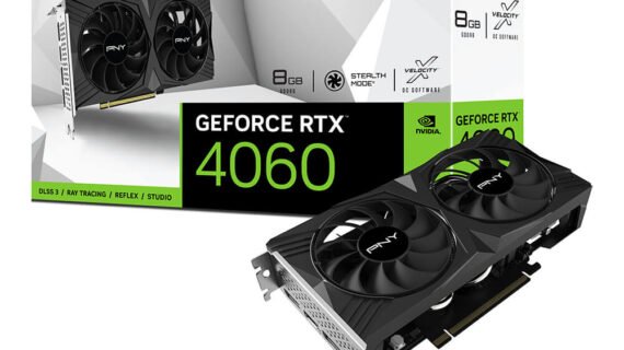 PNY GeForce RTX 4060 8gb VERTO Dual Fan desktop graphic card