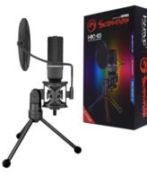 Marvo Scorpion MIC-03 Omnidirectional Streaming Microphone, USB Powered