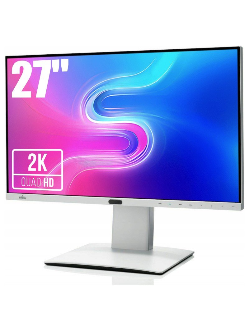 Fujitsu P27-8 TE Pro 68.6 cm (27") 2K IPS2560 x 1440 pixels Quad HD LED White\HDMI , DP , DVI