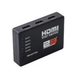 2B HDMI Switch 5 to 1 With Remote Control - Run 5 HDMI Devices in One Port - Black (CV868)