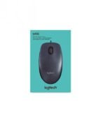 Logitech M90 Optical Wired Mouse - Black