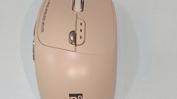 R8 1765 Dual Mode  BT &  2.4Ghz Wireless Mouse \ BLACK , Beige