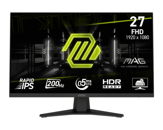 MSI MAG 274F  27"  Rapid IPS-200HZ-1920x1080-0.5ms (GtG, Min) gaming monitor