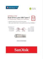 SanDisk Ultra Dual Drive Luxe USB Type-C™ Flash Drive - 64GB (Silver)