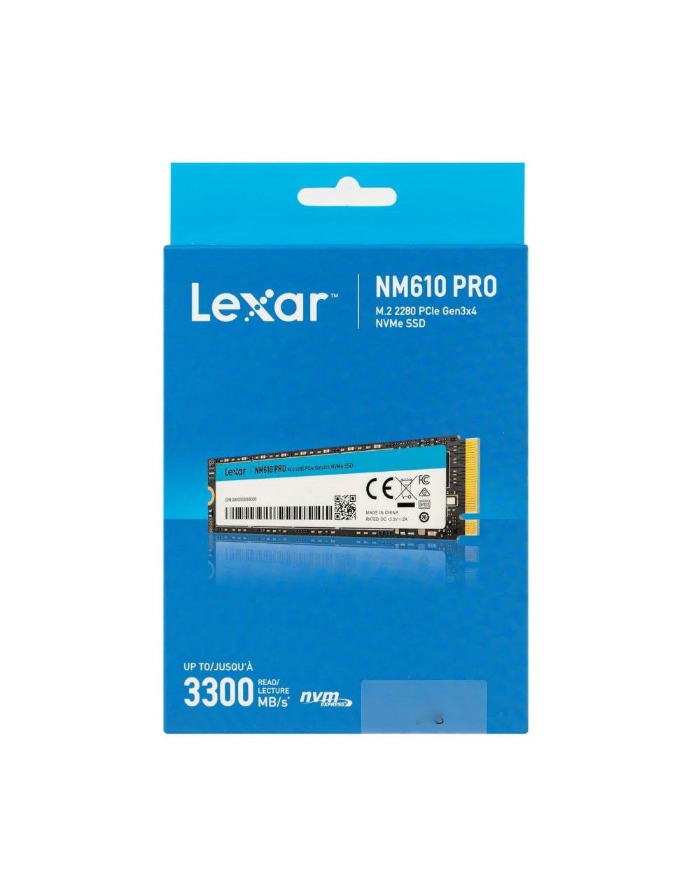 Lexar® NM610PRO M.2 2280 PCIe Gen3x4 NVMe SSD 512gb\LNM610P001T-RNNNG