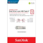SanDisk Ultra Dual Drive Luxe USB Type-C™ Flash Drive - 32GB Silver(g46)