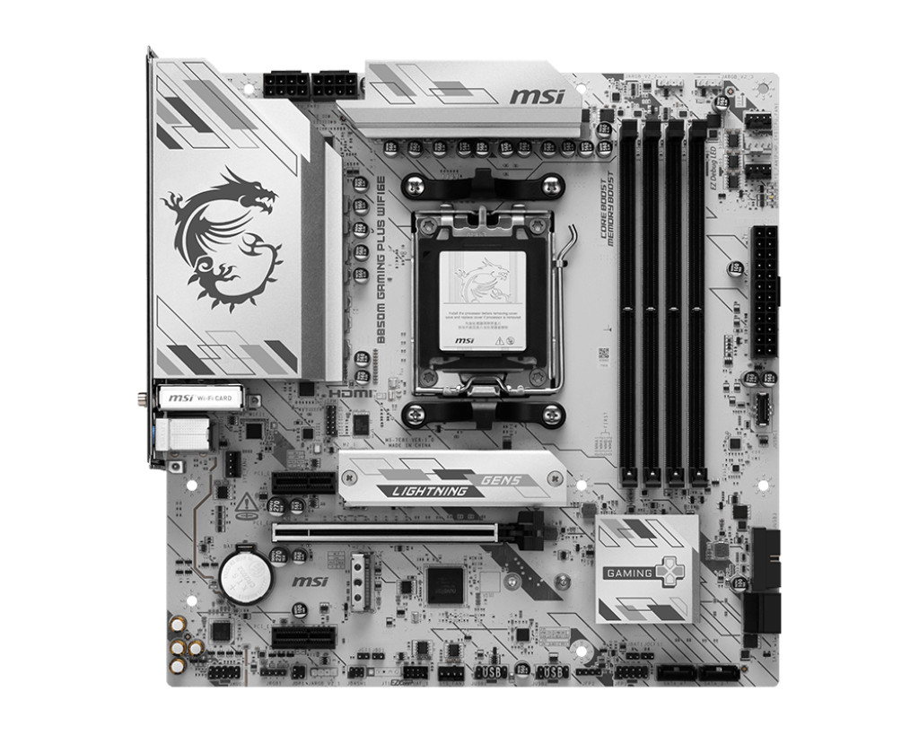 MSI B850M GAMING PLUS WIFI6E \ M-ATX AM5 \ DDR5 \ PCIE 5.0