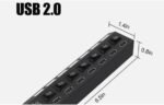 USB Hub 7 Ports (2.0) ZR 107 - Image 5