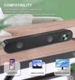 i-580 Speaker 2.0 with USB Connection – 6W Powerful and Clear Sound – Ideal for Gaming and Multiple Content – Modern Design - Image 6