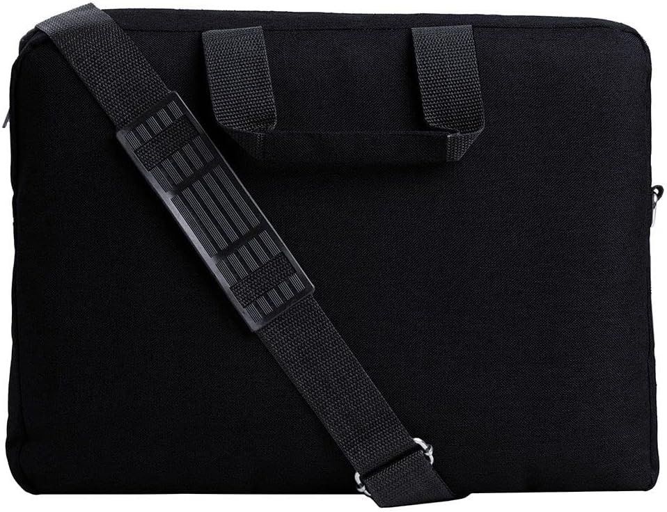 E-train (BG11B) Laptop Messenger Shoulder Bag up to 15.6in (Black)