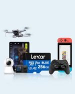 Lexar (v300) Blue microSDXC UHS-I Card 256GB, Up to 160MB/s Read,Class 10, U3, V30, A2, for Smartphones/Tablets/Action Cameras - Image 4