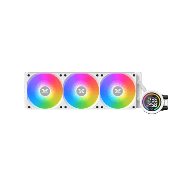 Xigmatek LK 360 Argb Aio Digital Segment LCD Liquid Cpu Cooler\WHITE