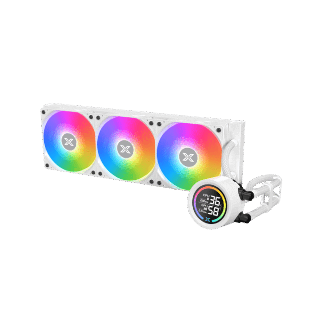 Xigmatek LK 360 Argb Aio Digital Segment LCD Liquid Cpu Cooler\WHITE