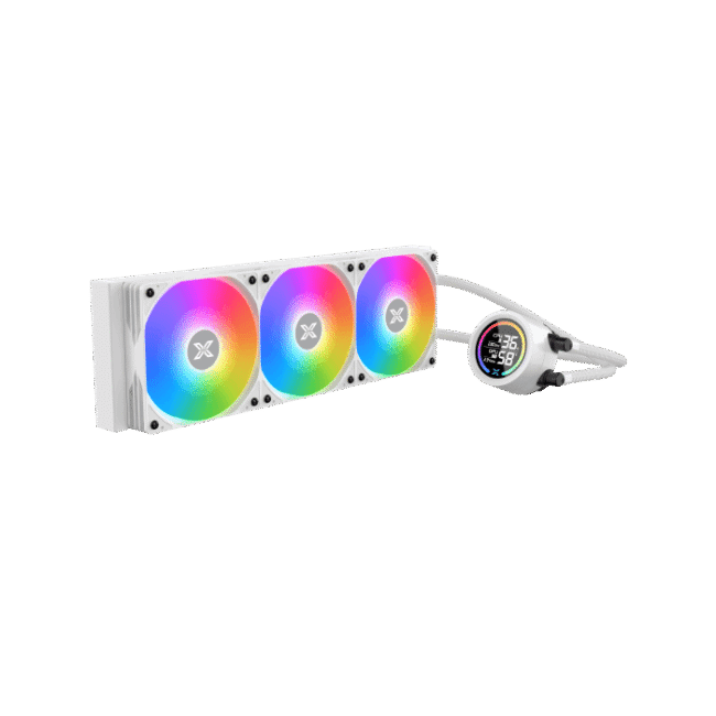 Xigmatek LK 360 Argb Aio Digital Segment LCD Liquid Cpu Cooler\WHITE