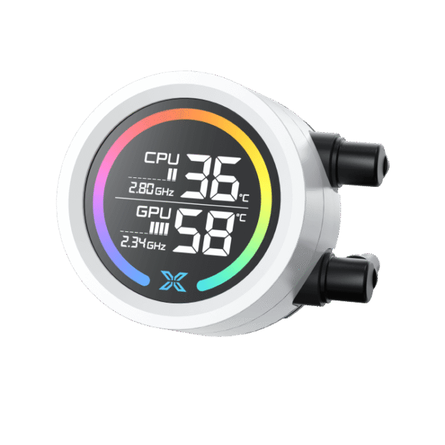 Xigmatek LK 360 Argb Aio Digital Segment LCD Liquid Cpu Cooler\WHITE