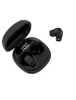 Etrain joy 2 True Wireless Earbuds With Fabric Charging Case - Black (Hpa0b) - Image 3