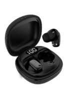 Etrain joy 2 True Wireless Earbuds With Fabric Charging Case - Black (Hpa0b) - Image 5