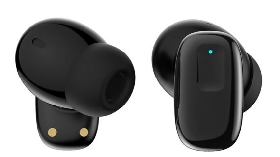 Etrain joy 2 True Wireless Earbuds With Fabric Charging Case - Black (Hpa0b)