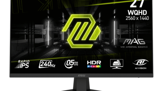MSI MAG 274QF X24 27" IPS-FLAT-240HZ-0.5 ms gtg-2k(wqhd)-AMD FreeSync™ Premium