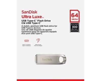 SanDisk Ultra Luxe USB Type-C Flash Drive - 64GB