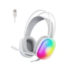 Lenovo Lecoo HT409 Wired USB Gaming Headset - white - Image 2