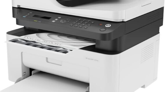 HP 137fnw  Laser Monochrome Printer 4in1 MFP 137A (copy,scan&print)- white