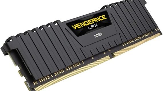 CORSAIR VENGEANCE® LPX 8GB (1 x 8GB) DDR4 DRAM 3200MHz C16 Memory Kit - Black