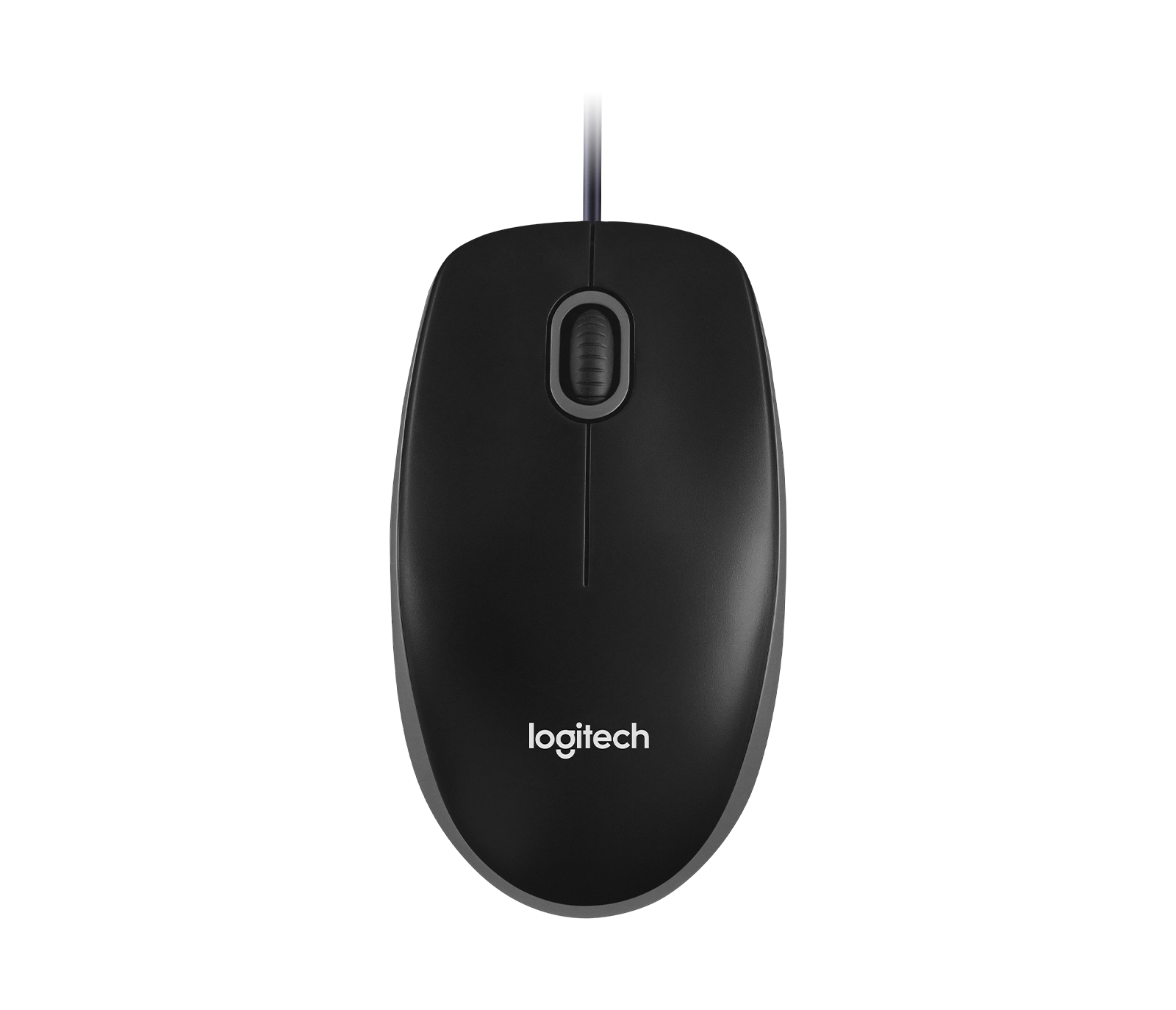 b100-blackcharcoal-gallery-1 logitech B100 Optical USB Mouse - Image 1