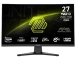 Monitor MSI MAG 275CQF E18 / 27" / WQHD / Rapid VA / 180Hz / 0.5ms (GtG) / curved / black